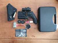Pistol [Ruger HDR Co2] 50MM ~Cu Bile De Cauciuc~ Airsoft Gaz LEGAL