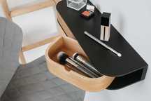 Masa ( cu polite ) Floating, Make-up Vanity,Stejar, REDUS de la 850RON