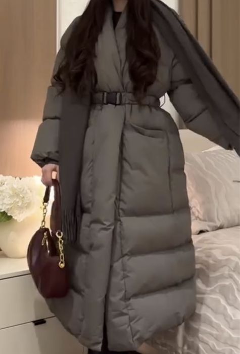 куртка длинный женский