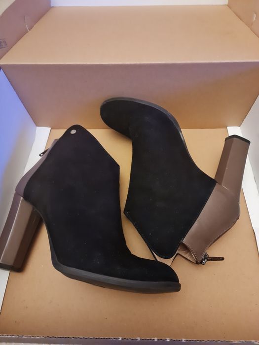 Botine piele mar 36