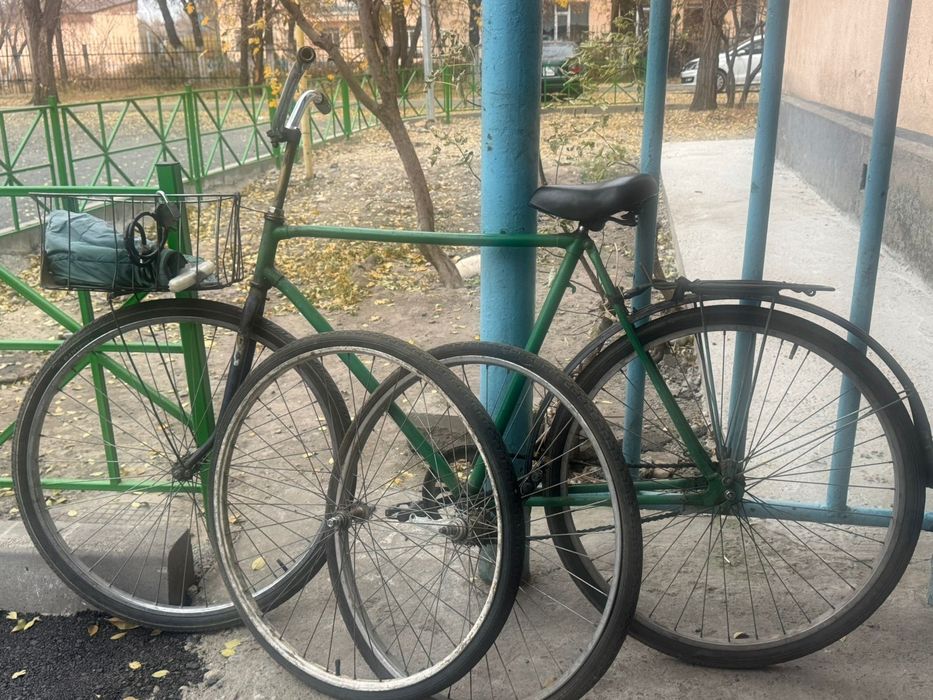 Урал велосипед на ходу