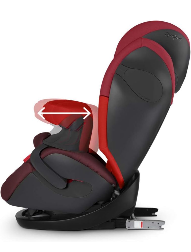 Автокресло Cybex pallas m-fix rebel red 2шт