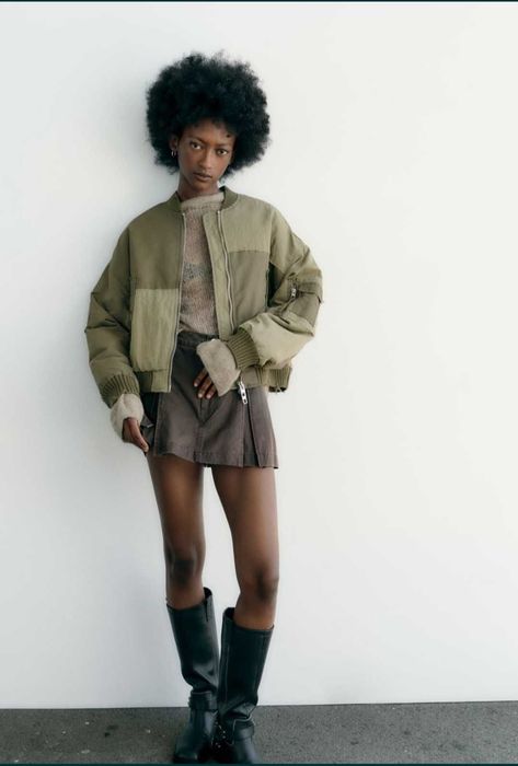 Geaca bomber Zara,rezistenta la apa