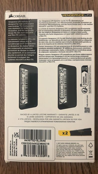 Corsair Vengeance LPX DDR4 2x16GB SIGILAT!