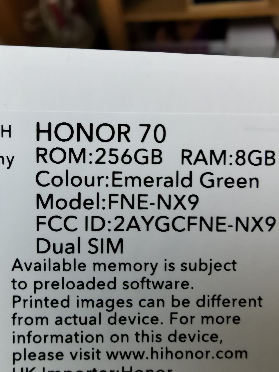 Honor 70 5G nou Emerald Green