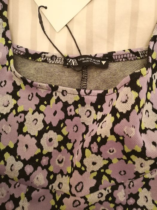 Crop top bustiera Zara