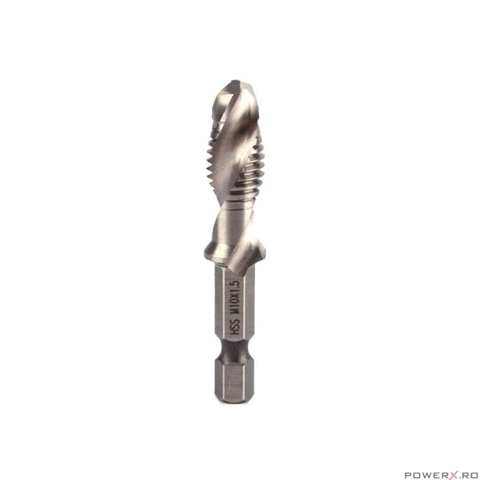 Set burghe pentru filetare, 6 piese, M3, M4, M5, M6, M8, M10, Silver