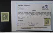 Romania Esseuri , Carol cu barba , Expertizat , NG/(*) (2)