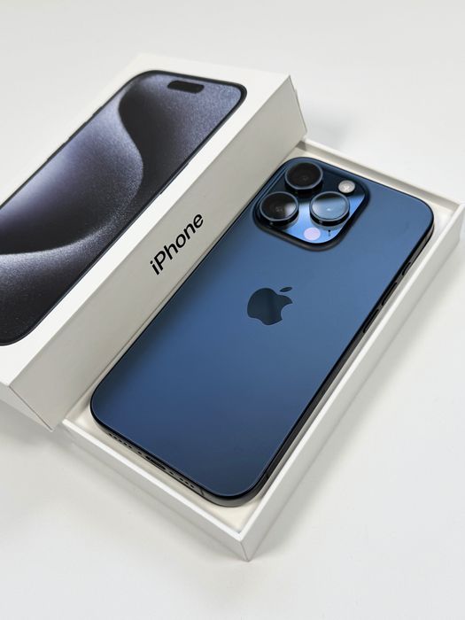 Apple iPhone 15 Pro 256GB - Blue Titanium