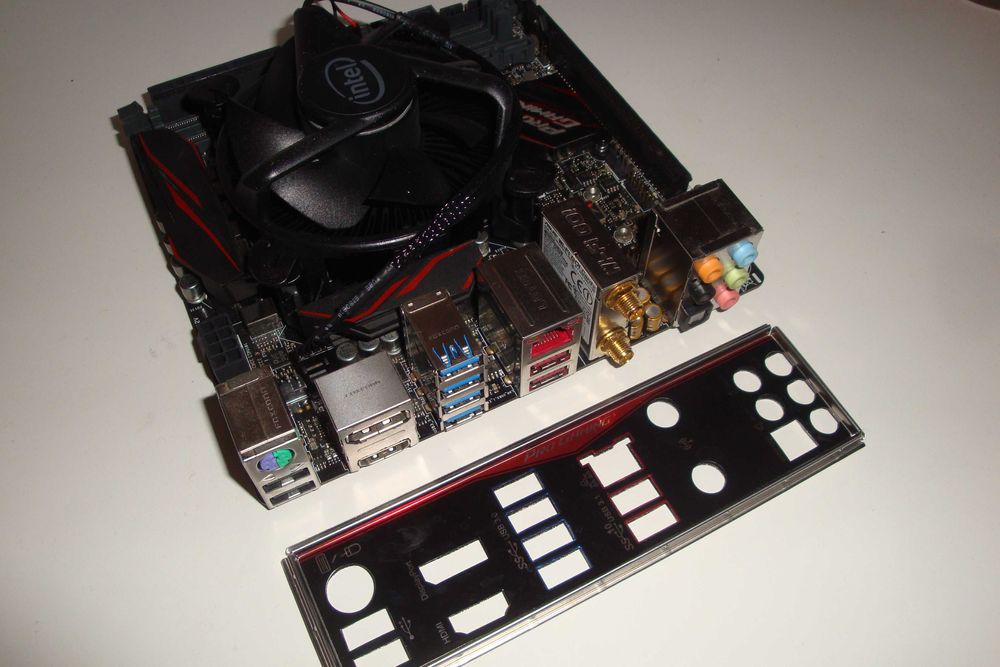 kit gaming mini itx asus pro gaming i5 6600k 3.9ghz cooler intel oem