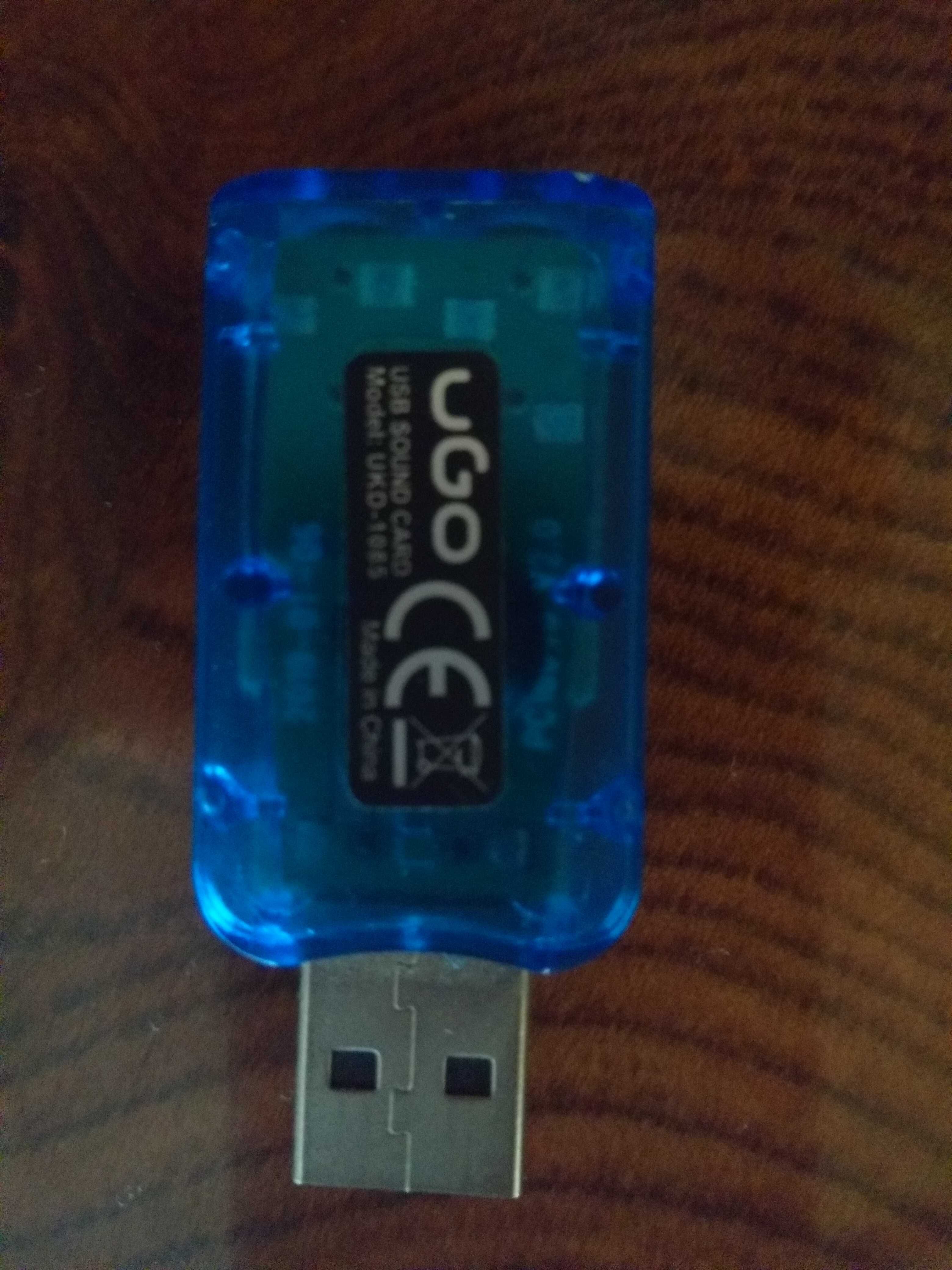 usb soundcard ugo ukd-1085 / малка usb звукова карта