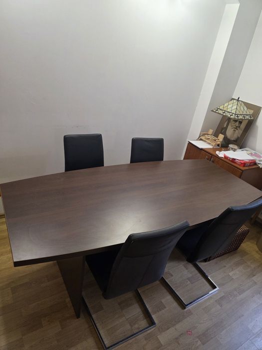 Masa sala sedinte/consiliu wenge 6 locuri