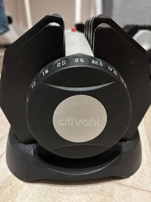 Gantere ajustabile ATIVAFIT 25 kg
