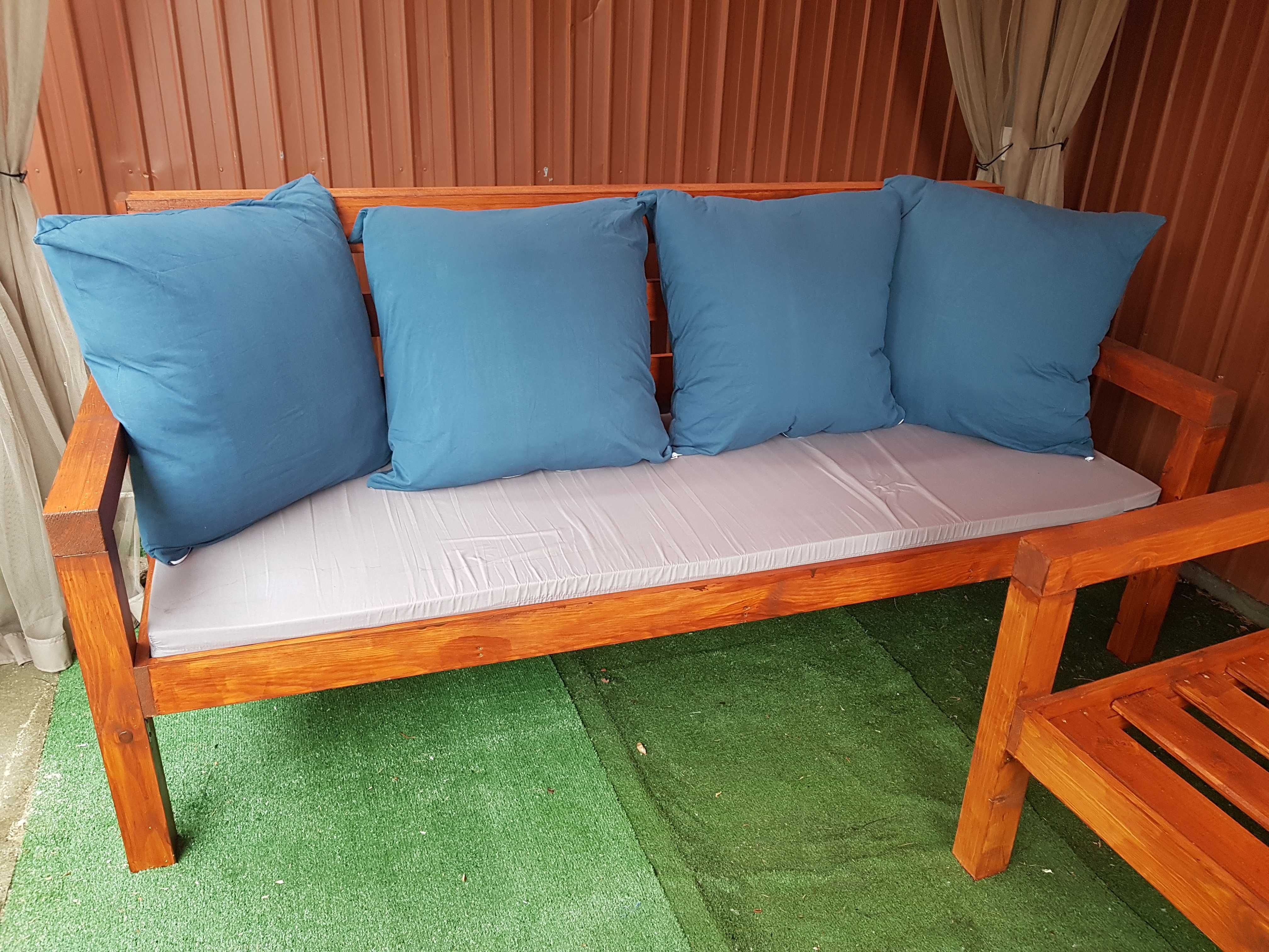 Set mobilier exterior 2 canapele+masă+saltele+8perne ! grădina/terasă!