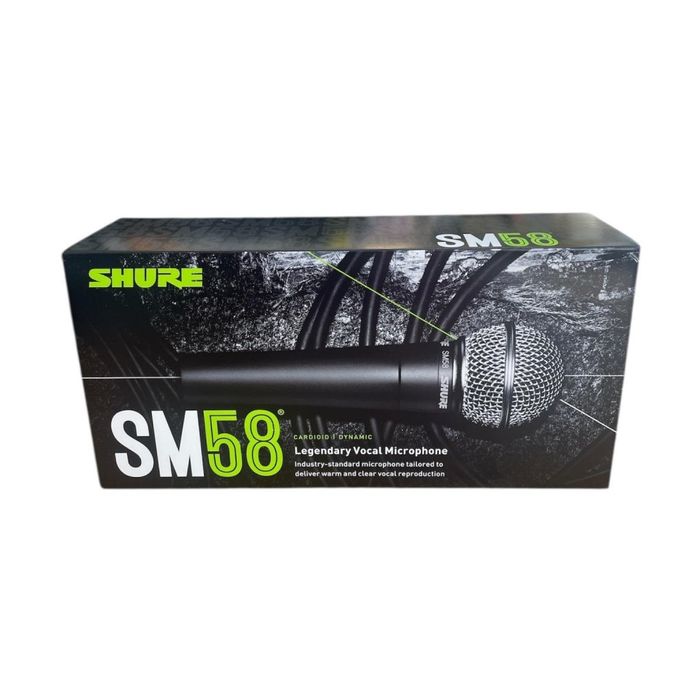 Динамичен микрофон Shure SM58 SE, кардиоиден, 50 Hz - 15 kHz