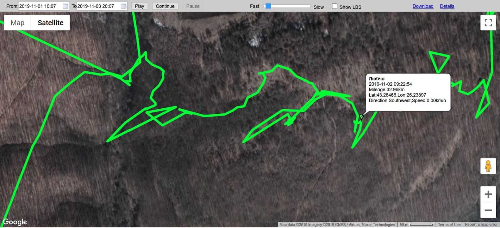 GPS за кози и овце - тракер / tracker с БЕЗПЛАТНО онлайн проследяване