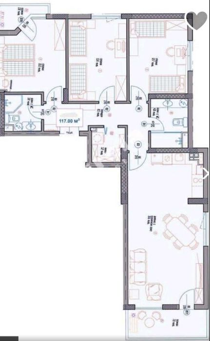 Продава се Многостаен апартамент в Варна, Левски - 138 кв.м за 2022 €/кв.м - Снимка #3