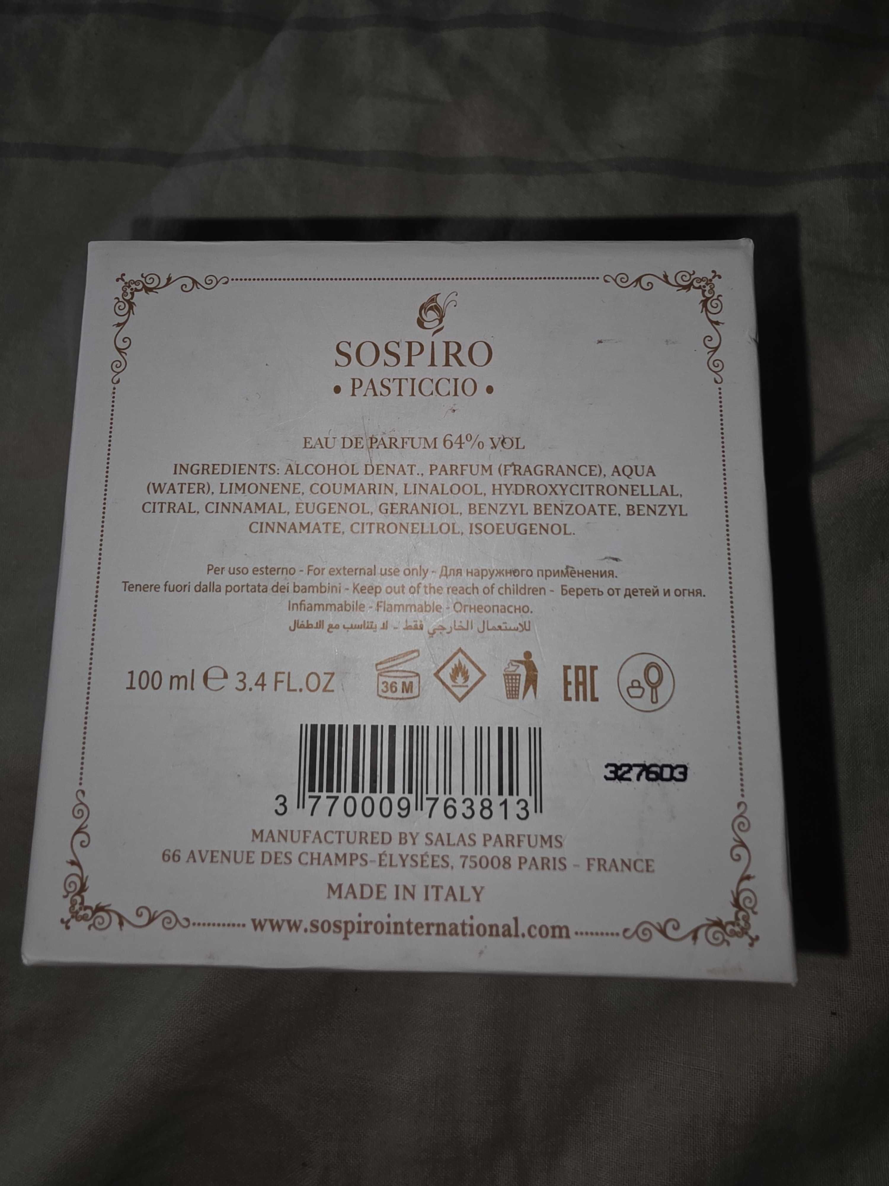 Parfum sospiro pasticcio