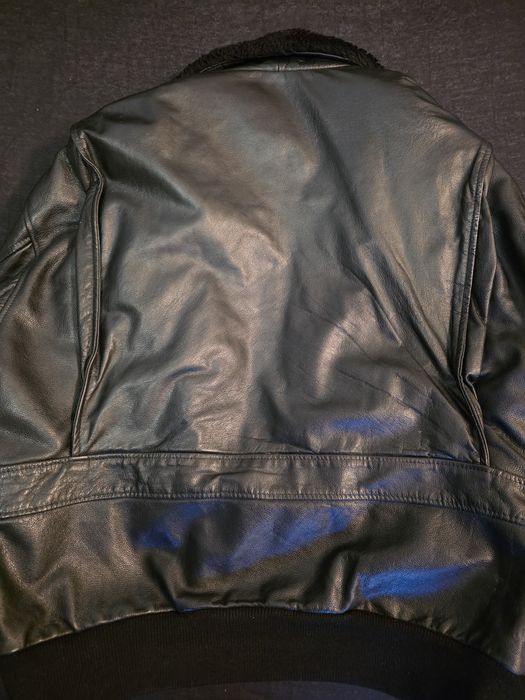 Geaca  din piele  tip Aviator marca Redskins