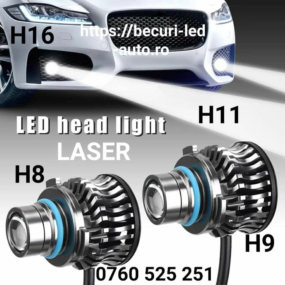 BECURI LED LASER H7,H8,H9,H11,HB3,HB4(100W/20000LM /6000K)