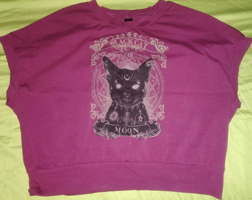 Bluza cu pisica rock