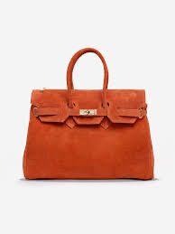 Geanta piele intoarsa model Hermes
