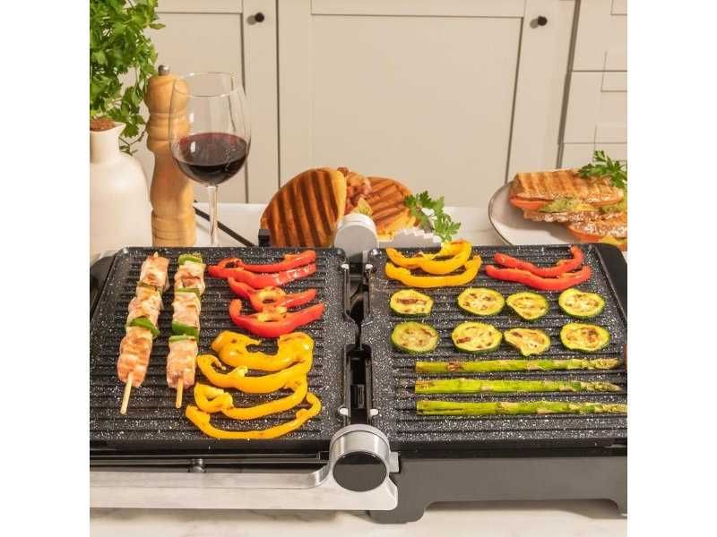 Електрическа Грил Скара Cecotec Rock’n Grill Blaze, 2400W, Инокс