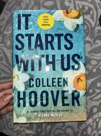 Известната книга на Colleen Hoover - It starts with us.