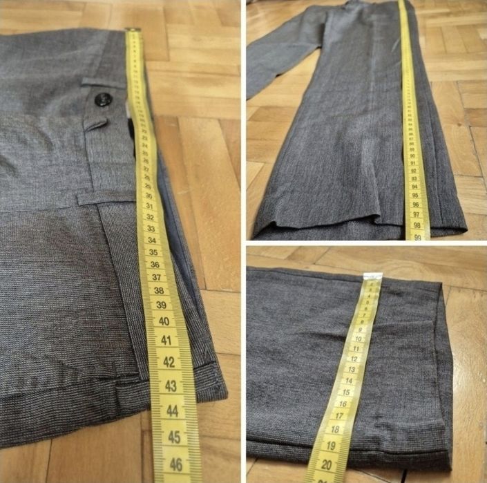 Pantaloni Angelico Luca Bani, Lână Woolmark Noua Virgină Tasmania 48