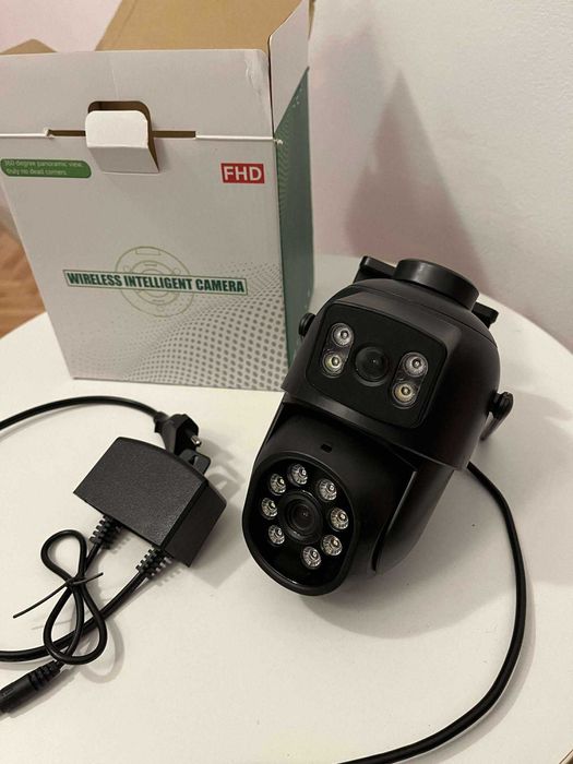 Camera video HD cu doua obiective