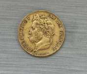 moneda aur Franta 20 franci 1840 A Louise Philippe aur