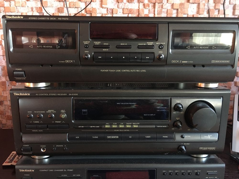 Technics SA-EX510 , SL-PD887 , RS-TR272