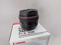 Canon EF 50mm F1.2 L USM | Obiectiv | Garantie pana pe 13.11.2025