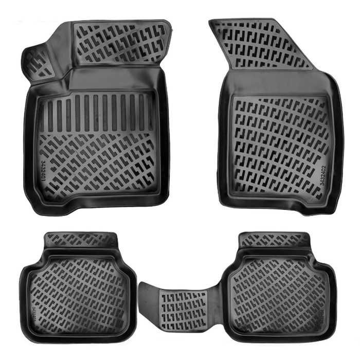 Гумени стелки RizLine за Fiat 500 L Pool Mat (2012-2017) Фиат