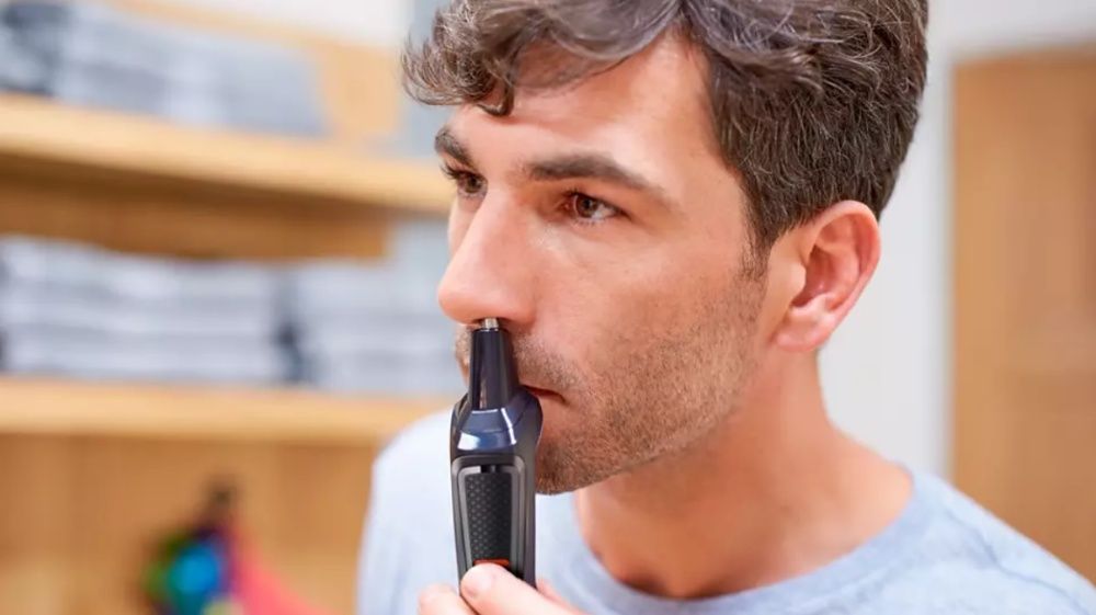 Тример Philips Multigroom MG3740/15, 9 в 1, Работа на батерия до 60 ми