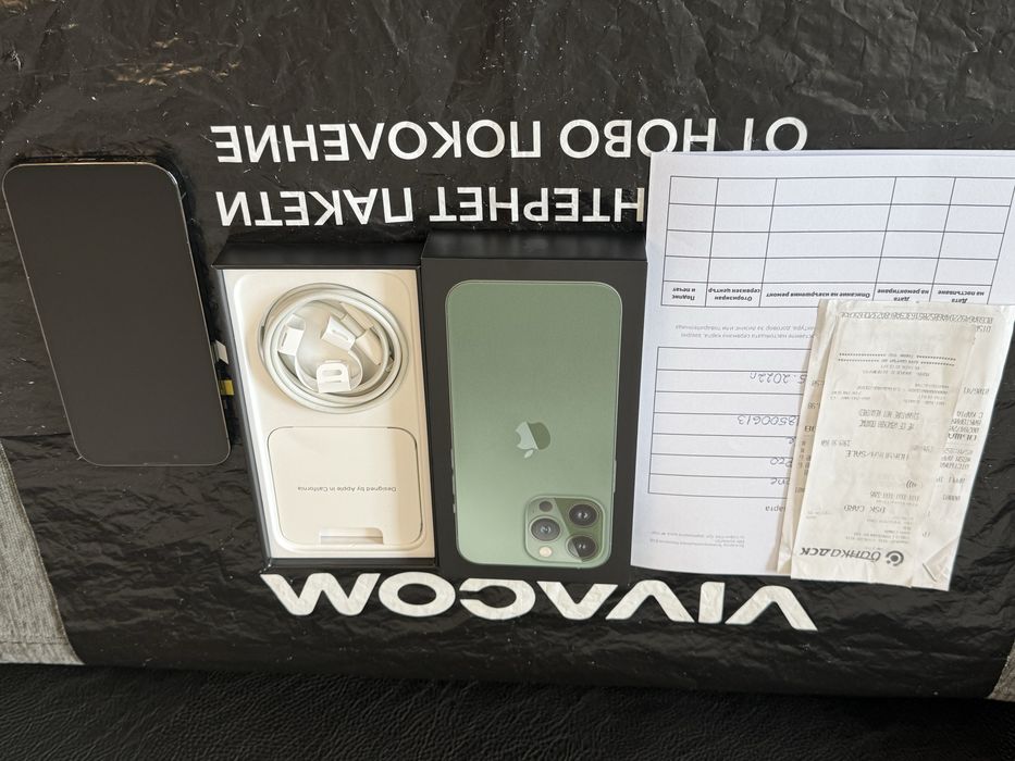 128GB iPhone 13 Pro Vivacom Гаранция 2024г. Green