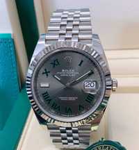 Rolex Datejust "Wimbledon" New Luxury & Automatic Silver Edition 41 mm