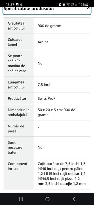 Set de cuțite Suisse pro+