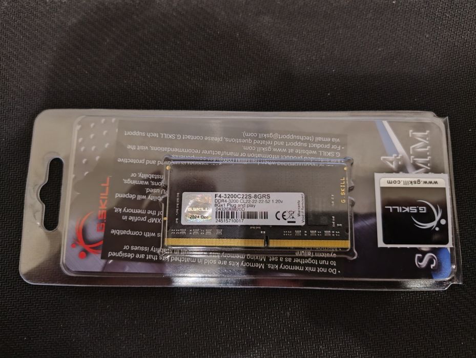 Оперативная память для ноутбука GSkill DDR4 8GB 3200 Мгц