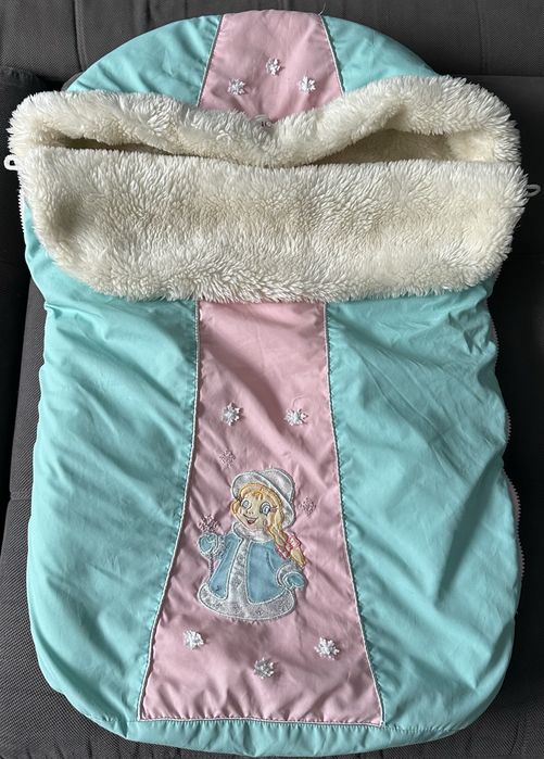 Продам зимний конверт для новорожденного