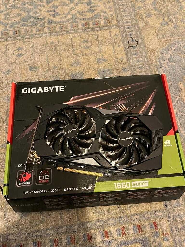 Placa video Nvidia Geforce 1660 super, Gygabite 6gb, înca cu cutie