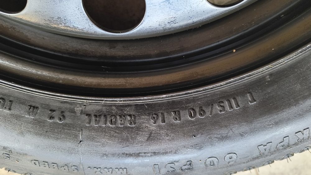 Roata de rezerva slim BMW 17 inches