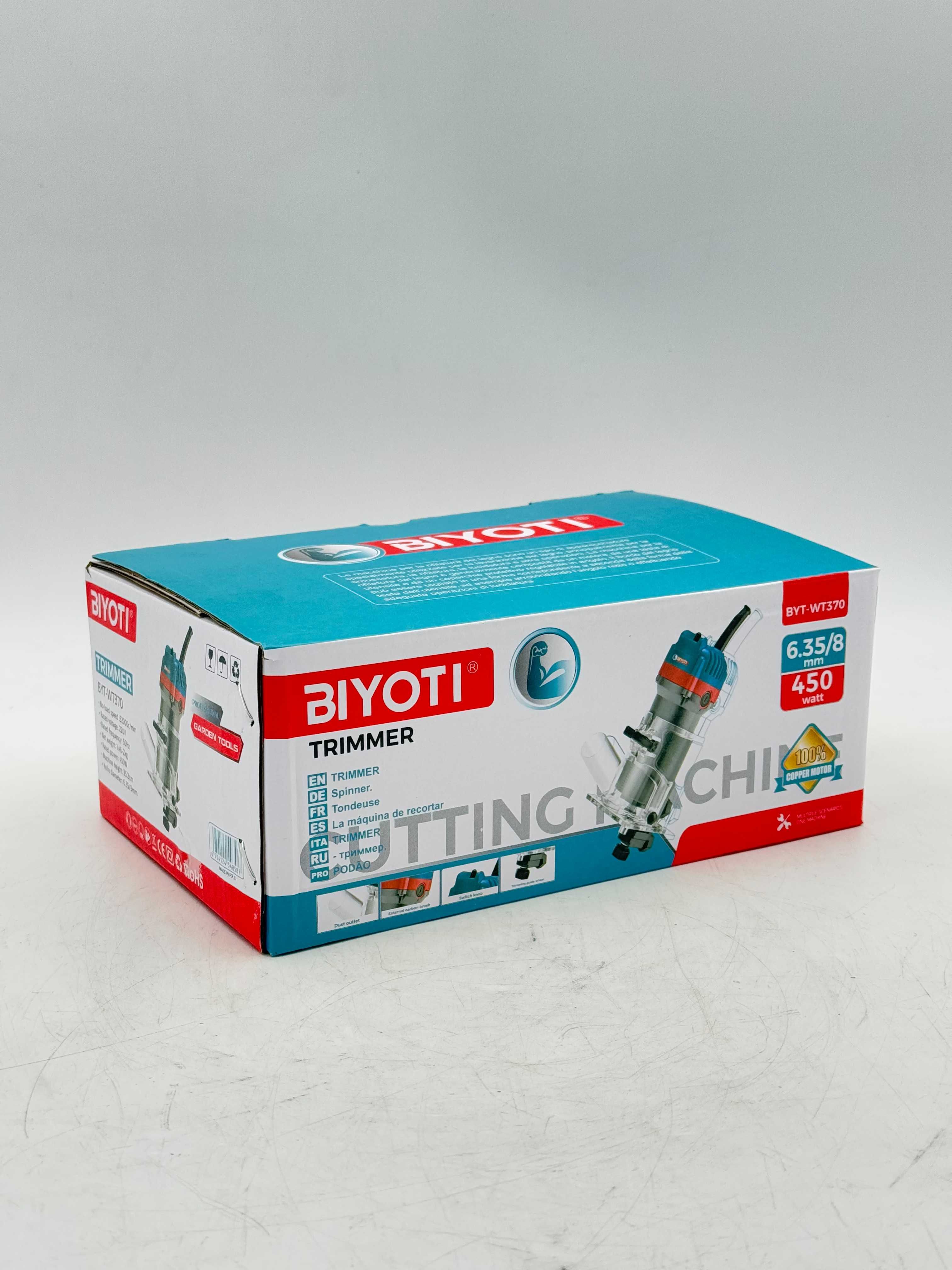 Мини-фрезер Biyoti BYT-WT370 | 450 Вт | 32 000 об/мин | Цанга 8 мм