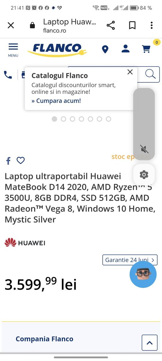 Laptop MateBook huawei