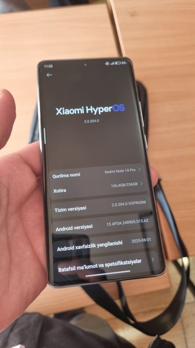 Redmi note 14 pro 4g blue