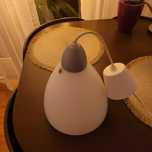 3 lustre/lampi de tavan IKEA din sticla handmade