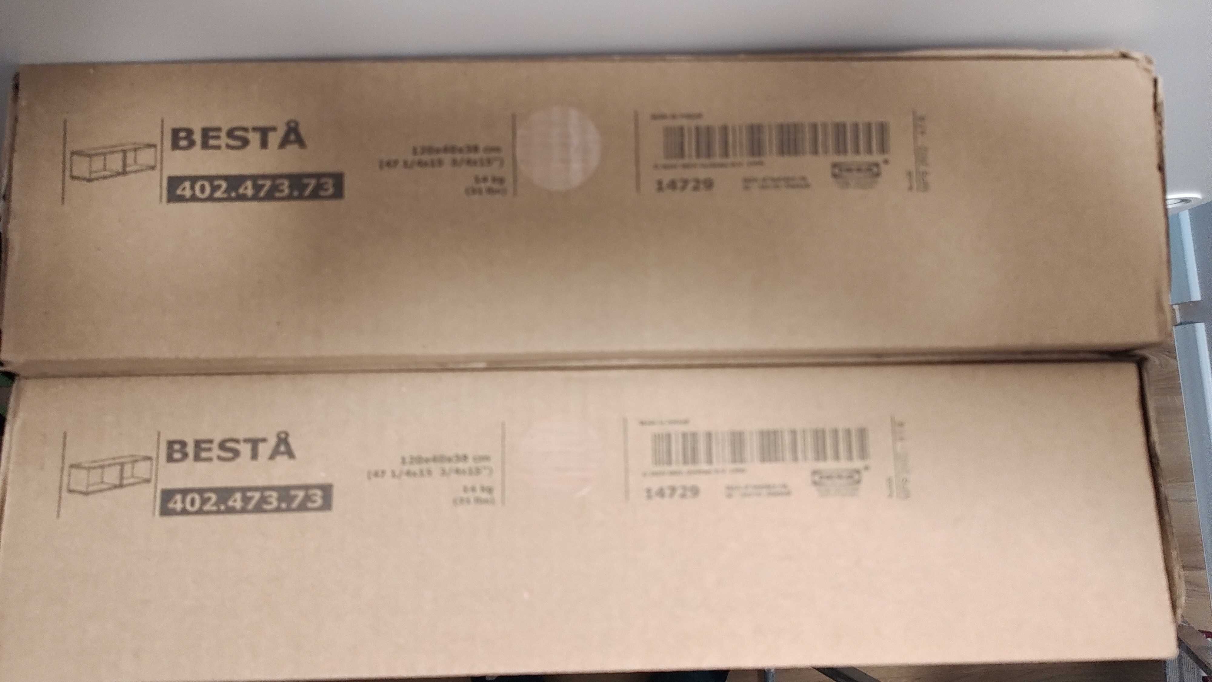 Компоненти за шкафове BESTA на IKEA, неизползвани и неразопаковани