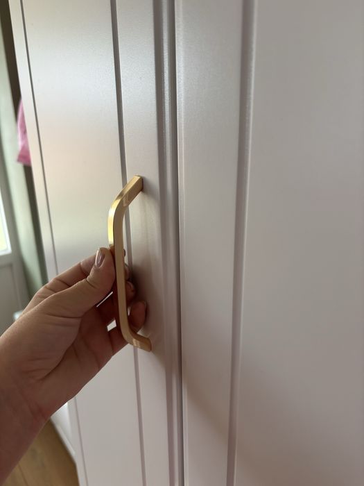 Manere dulap, auriu 123 mm