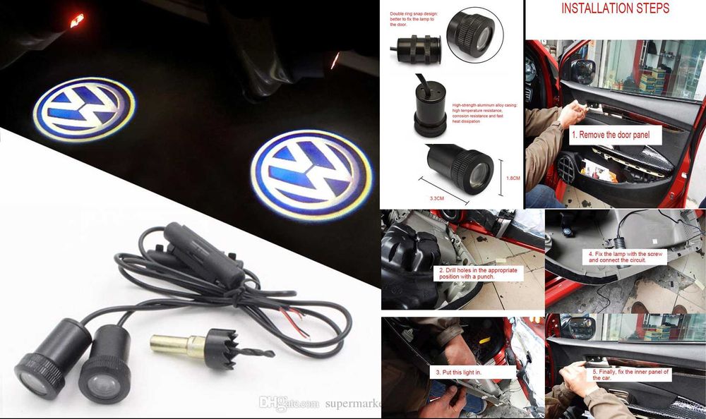 Lumini laser logo la usi pentru. Noi ambalate!