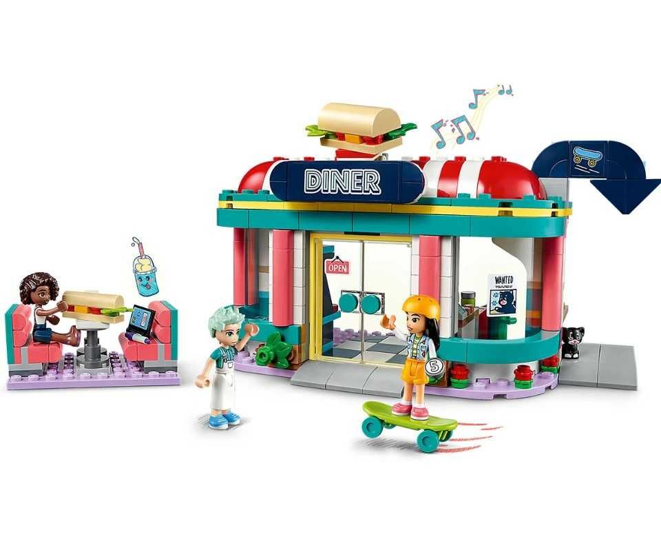 Ново LEGO Friends 41728 - Ресторант в центъра на Хартлейк